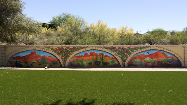 Backyard Mural